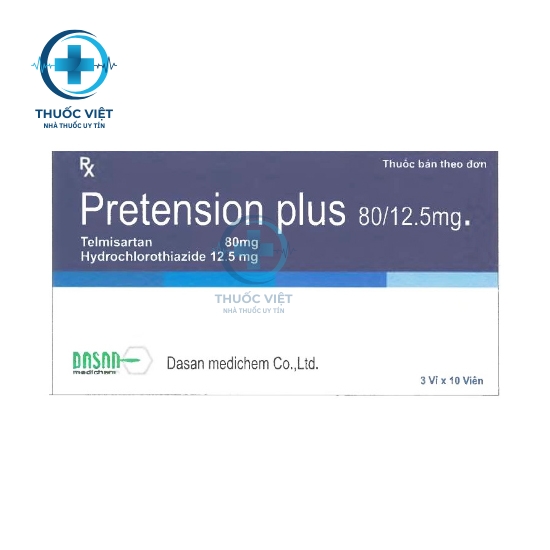 Pretension Plus 80/12.5mg Dasan Pharma